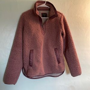 Abercrombie Sherpa Quarter Zip
